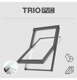 Strešné okno RoofLITE TRIO PVC plastové 66x118 cm