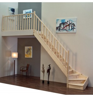 Mlynárske schody Home ľavý 300 cm, smrek