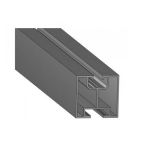 Hlinikový montážny profil solárnych panelov 2080x40x40mm pre T-skrutky