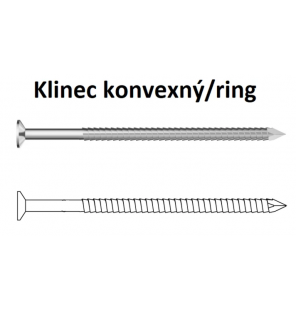 Klince v papierovom páse Ring 2,8x55mm 2000ks